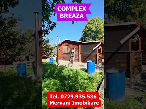 Complex 3 cabanute de vanzare in Breaza — Video