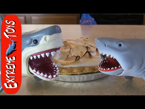 Mystery of the Shark and the Pie. What Shark Toy Ate it? Video
