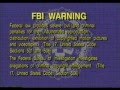 FBI Warning Interpol Warning