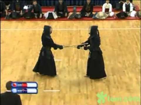 100904 Kendo, World East vs. West team, Roksuho, Yu (CHN) vs. Smith (AUS)