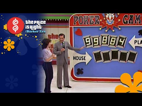 Contestant Has a Tough Decision to Make While Playing Poker Game - The Price Is Right 1984