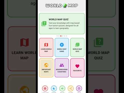 World Interactive Map & Quiz