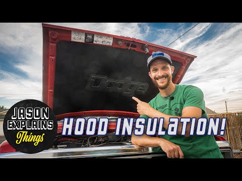 How To Install Truck Hood Insulation and Liner (First Gen Dodge Ram, Ramcharger)