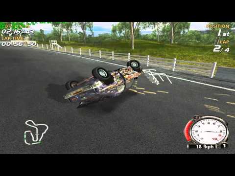 FlatOut Walkthrough Part 6 - Bronze: FairGrass Run