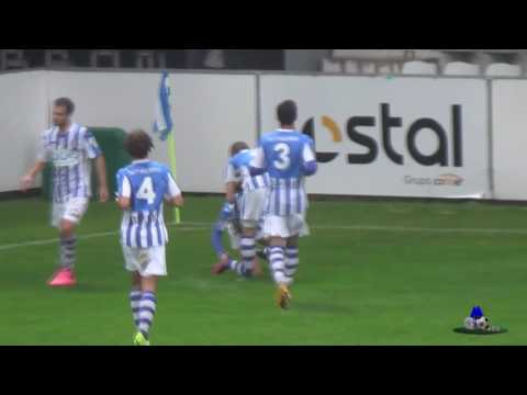 Resumen del R.S.Gimnástica 1 - U.M.Escobedo 1. Jornada 14ª de liga.