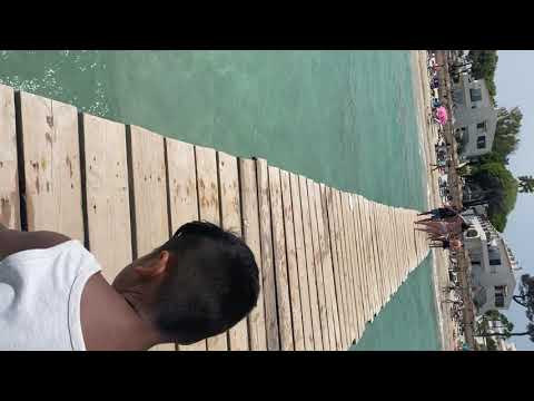 Shaheer Biggie beach stroll Mallorca