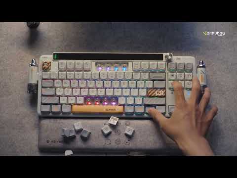 KEYSME LUNAR 01 - Bàn phím cơ tích hợp đèn RGB cảm biến âm thanh