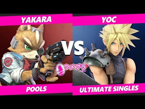 Japan Smash Ultimate Tournament - Yakara (Fox) Vs. YOC (Cloud) Umebura SP2 SSBU Pools