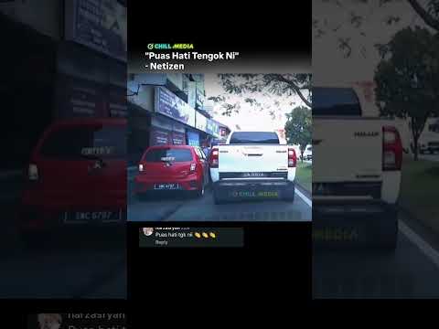Barai pintu. Takkan sebesar2 Hilux pun tak nampak.