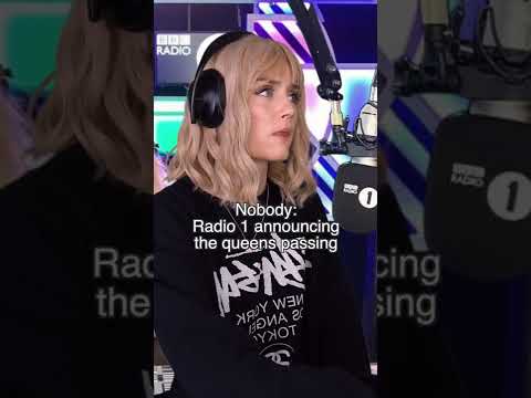 Radio 1 announcing the queens passing #shorts