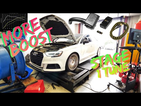 STAGE 1 AUDI S3 Install and Dyno numbers