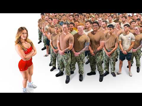 Military Guys Compete for Fitness Model