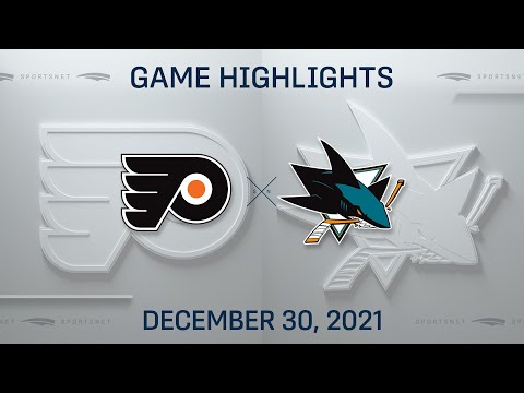 NHL Highlights | Flyers vs. Sharks - Dec. 30, 2021