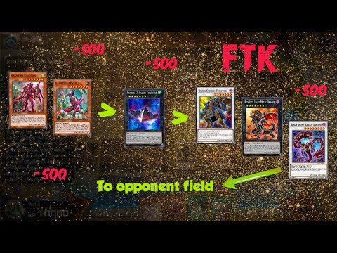Kashtira combo FTK with Red Eyes Flare Metal Dragon Yugioh Master Duel