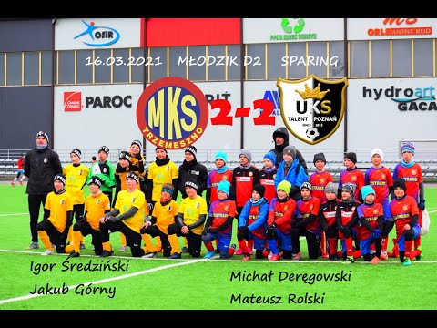 14.03.2021 MKS Trzemeszno - UKS Talent Poznań 2-2 (sparing Młodzik D2)