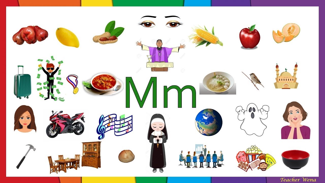 Mm | Mga Bagay na Nagsisimula sa Titik Mm ( part 2 ) Pagpapantig | Tutorial # 74