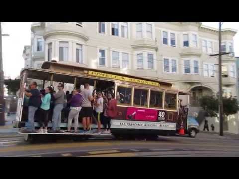 Powell-Mason Cable Car 5 @ Mason St & Filbert St San Francisco California