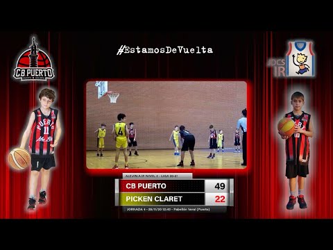 Videoresumen Alevín A Cb Puerto Sagunto - Picken Claret (LIGA 20-21)