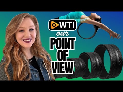 Back Roller Wheel- Foam Padded Back Stretcher Wheel with Center Spine Cradle- Stretching Wheel for Back Pain Set of Four - WTI product video review