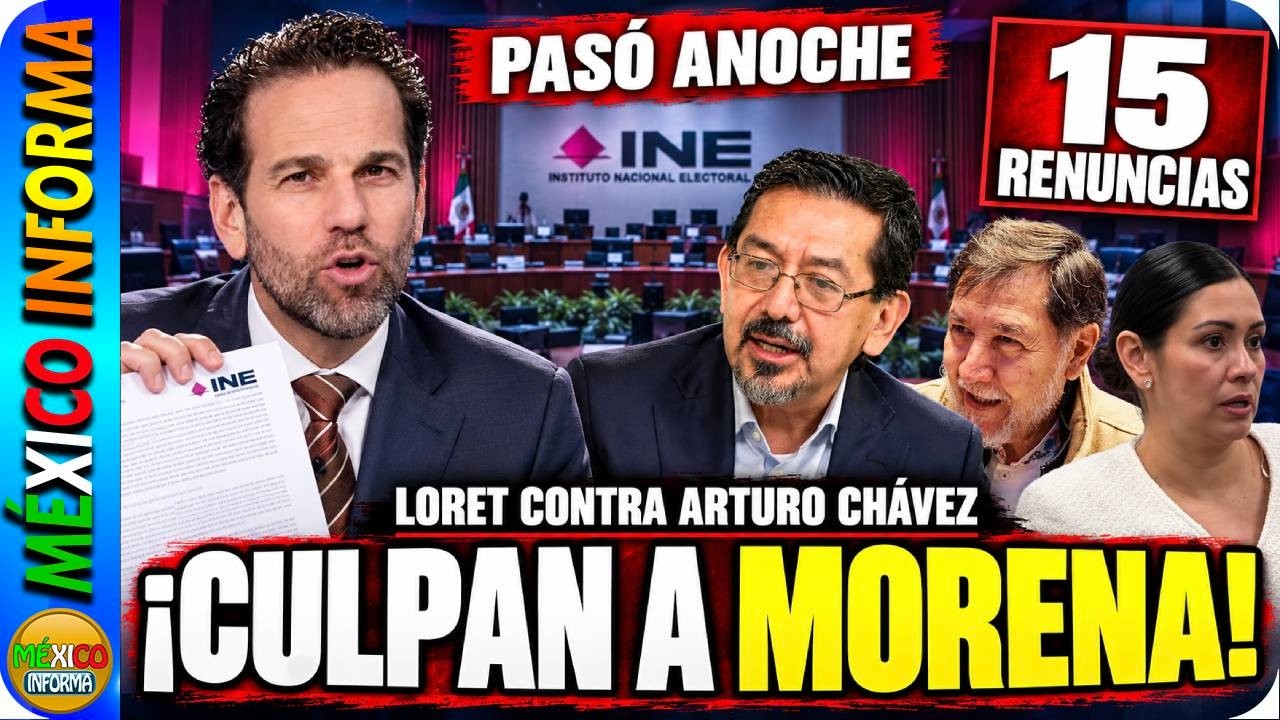 LA OPERACIÓN ES MUY CLARA. CULPAR A MORENA DE LO QUE PASA EN EL INE. MEDIOS SE LANZAN CONTRA LA 4T.