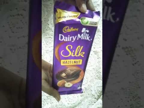 Cadbury dairy milk silk HAZELNUT chocolate 😍|| #shorts ||#chocolatelove