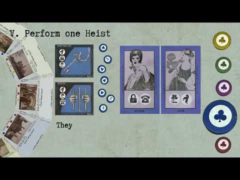 Grand Heist: Paris, Les Annees Folles, Turn Phases: Part 4/4