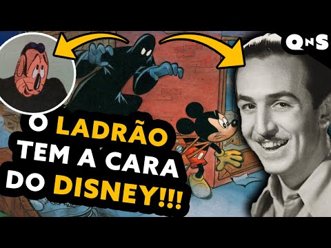 WALT DISNEY ROUBOU O MICKEY E OS ARTISTAS MANDARAM RECADO? A história do Mancha Negra