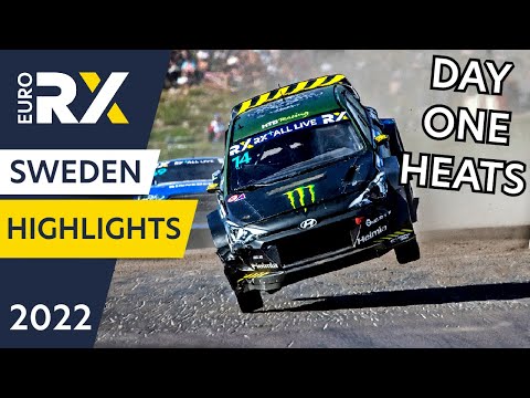 Euro RX Rallycross Highlights : Cooper Tires Rallycross of Sweden 2022 : Saturday Highlights