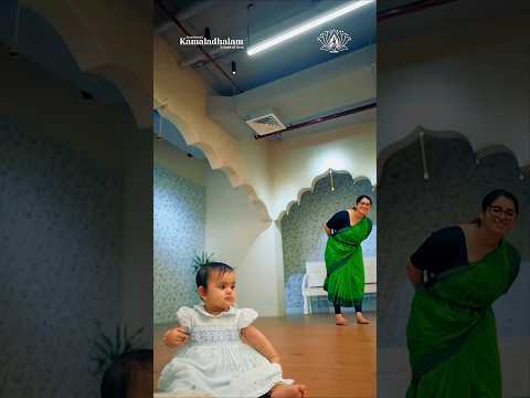 One day she'll dance beside her❤️ #littleone #dance #anusithara  #kamaladhalam #shorts