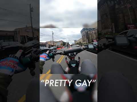 "that bike is G@Y as sh!t!!"...the quintessential philly experience