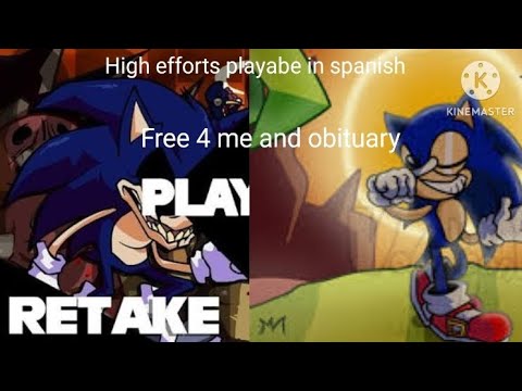 Obituary retake playable (high effort) - fnf sonic legacy en spanish