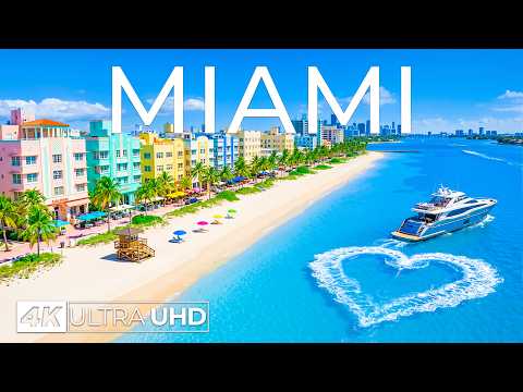 Miami 4K Drone Footage | Ocean Drive, Neon Beaches & Luxury Tropical Paradise
