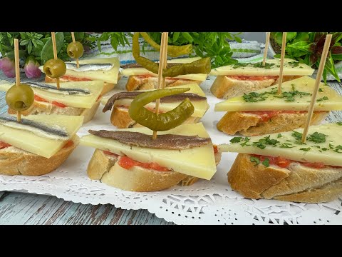 3 Aperitivos Fácil de Queso 😎 | Sorprende a tus Invitados! 🤩 Tapas Españolas Fáciles..