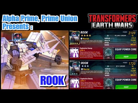 4 Star & 3 Star Comparison of the newest Protectobot: ROOK! Transformers: Earth Wars!