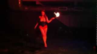 Nick Cave - I&#39;m Your Man (fire performance by PK of Danse Kommander)