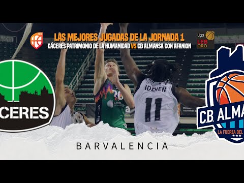 Mejores Jugades J1 - Cáceres Patrimonio de la Humanidad vs BarValencia CB Almansa con AFANION