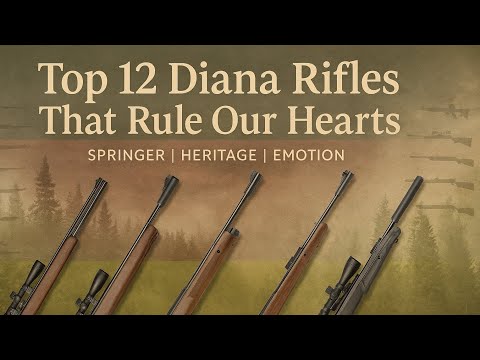 DIANA TOP 12 AIR RIFLES #SPRINGER #NTEC #HERITAGE #EMOTION  #diana #airgun #power #accuracy #classic