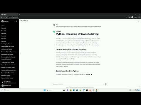 Python Decode Unicode To String