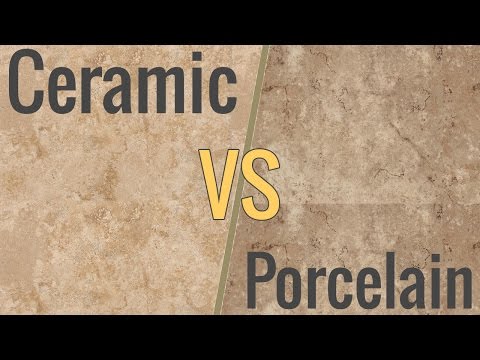 The difference between ceramic & porcelain tile