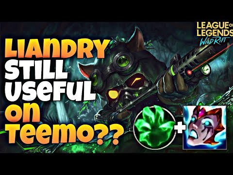LIANDRY STILL USEFUL ON TEEMO?? | Wild Rift Teemo Build & runes