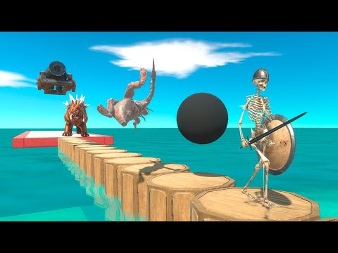 Run Away from the Cannonball - Animal Revolt Battle Simulator