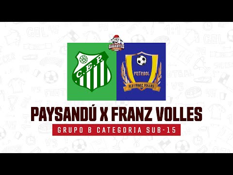Paysandú 2x1 Franz Volles • SUB-15 // Grupo B • AO VIVO