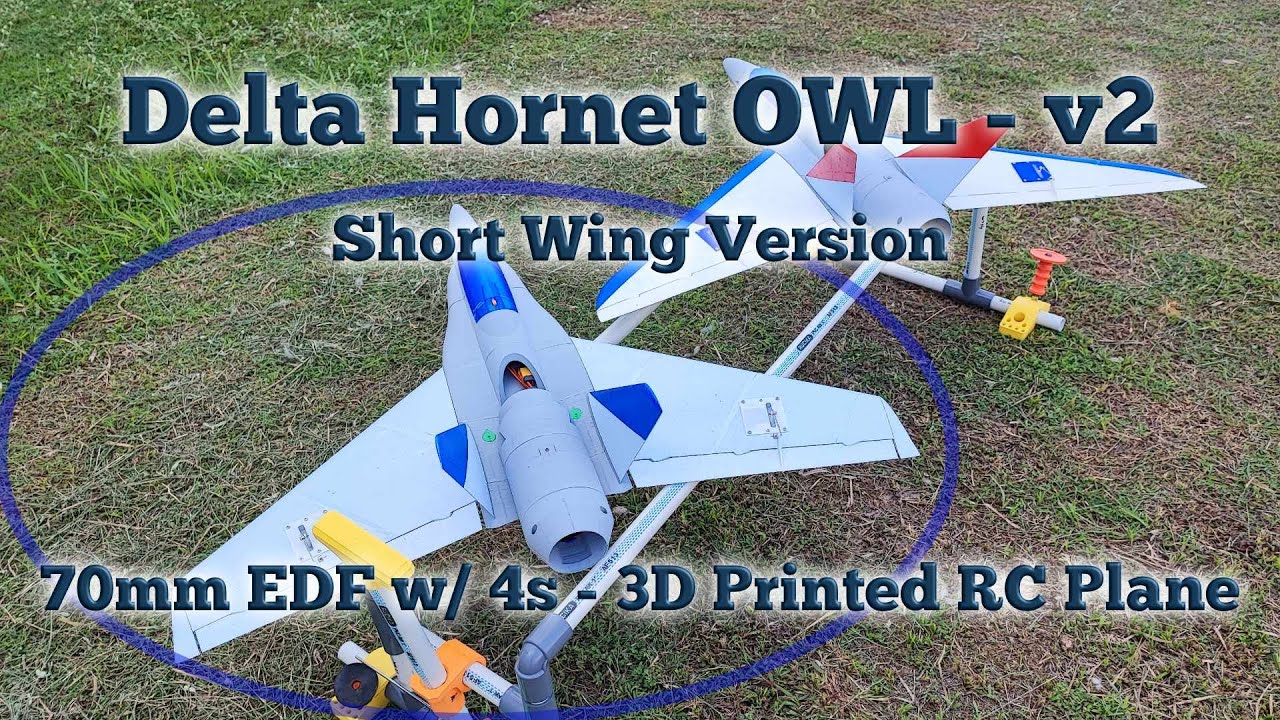 Delta Hornet OWL v2, Short Wing Version, printed w/ LW PLA - Coming Soon