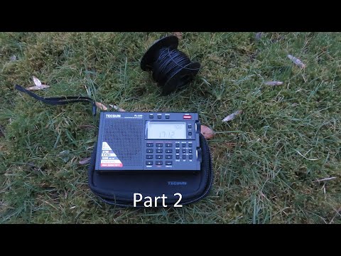 Part 2 - Tecsun PL-330 internal telescopic antenna vs external longwire comparison