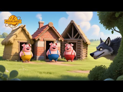 De Tre Små Grisarna – Animerad Barnsång