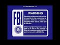 Disney FBI Warnings With Eric Announcer