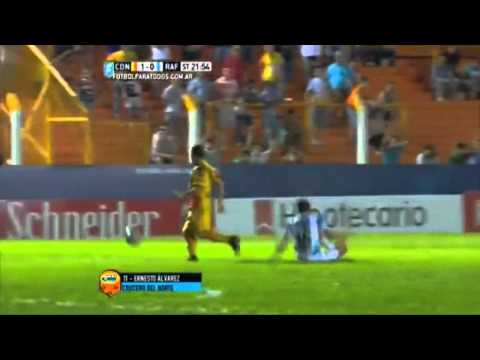 Goool Ernesto Pinty Alvarez, - Crucero ante Rafaela