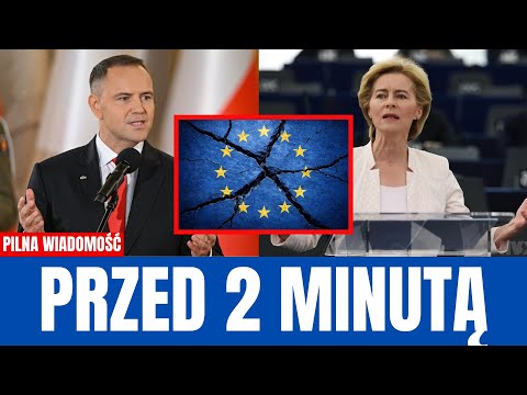 🚨 Nawrocki eksploduje przy von der Leyen: Polska grozi wyjściem z UE!