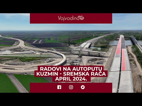 Kako napreduju radovi na dIonici autoputa Kuzmin - Sremska Rača? (VIDEO)