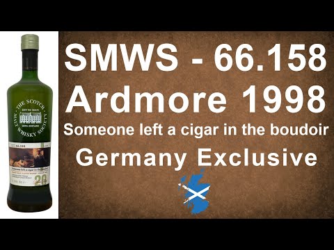SMWS 66.158 Ardmore 1998 Someone left a cigar in the boudoir Whisky Review #344 from WhiskyJason